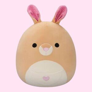 NWT Squishmallows Keely the Kangaroo Plush 16" Valentine's Day Easter Gift